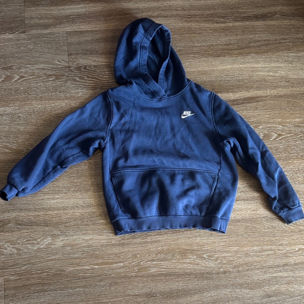 Girls Navy Nike Hoodie